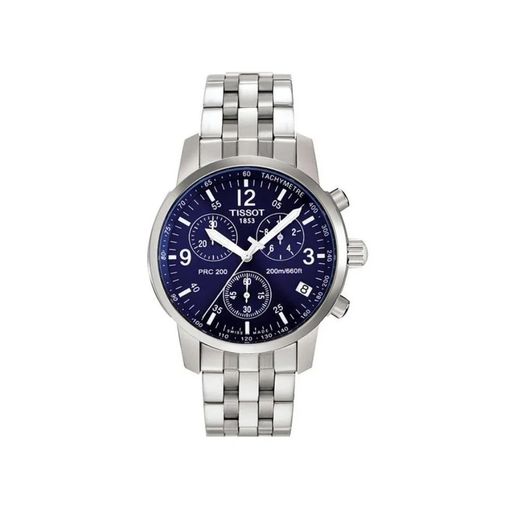 Tissot Men's Blue Face Chrono Watch T17.1.586.42